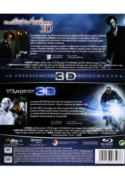 Abraham Lincoln Cazador De Vampiros Yo Robot Blu Ray D