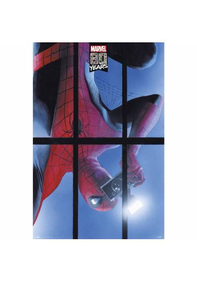 Poster marvel spider man 80 aniversario