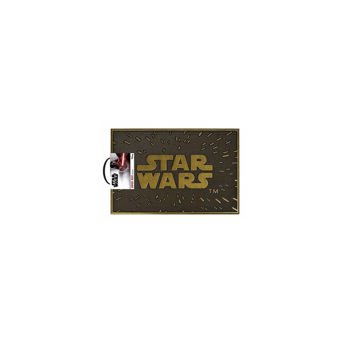 Felpudo Logo Dorado - Star Wars (40 X 60 X 2)