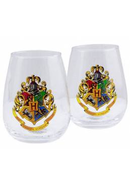 Set 2 vasos Hogwarts Crest - Harry Potter