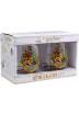 Set 2 vasos Hogwarts Crest - Harry Potter