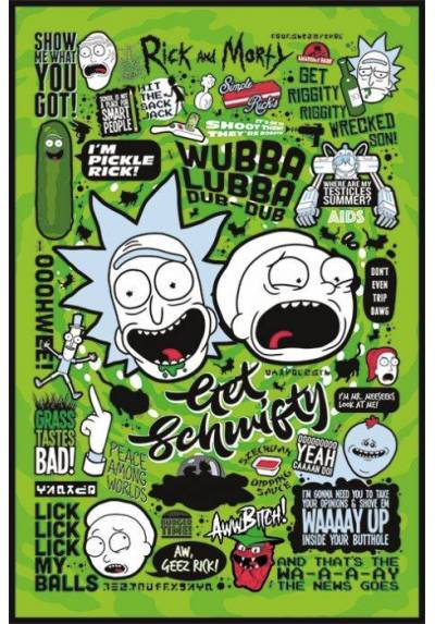 copy of Poster Rick y Morty (Rick and Morty) (POSTER 61 x 91,5)