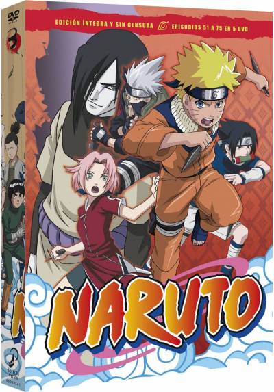 Naruto Box 3 (Episodios 51 A 75)
