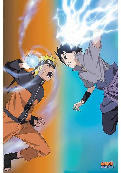 Poster Naruto vs Sasuke - Naruto Shippuden (POSTER 61 x 91,5)