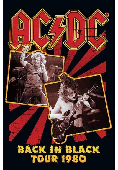 Poster Back in Black 80 - AC/DC (POSTER 61 x 91,5)