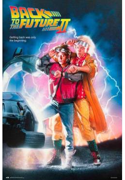 Poster Marty McFly y D r. Brown - Regreso al futuro II  (POSTER 61 x 91,5)