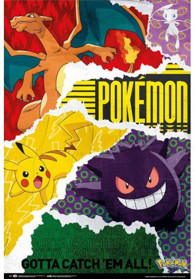 Poster Gotta Cath 'Em All' - Pokemon (POSTER 61 x 91,5)