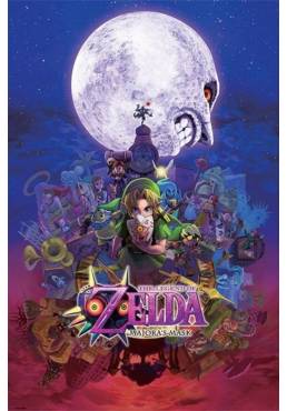 Poster Majoras Mask - La Leyenda de Zelda (POSTER 61 x 91,5)