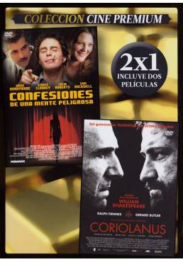 Cine Premium: Confesiones de una mente peligrosa / Coriolanus (Estuche Slim)