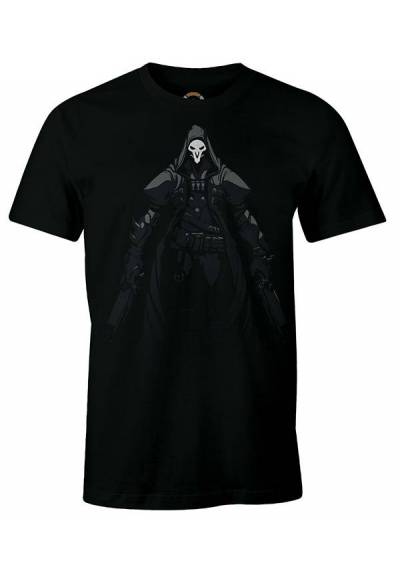 Camiseta Negra Chico Overwatch Reaper (Talla S)