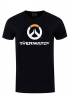 Camiseta Negra Chico Logo Overwatch (Talla XXL)