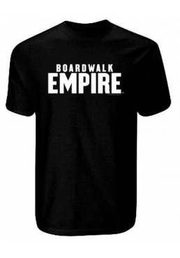 Camiseta Negra Chico Logo Boardwalk Empire (Talla M)