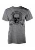 Camiseta Gris Chico Uncharted 4 - Skull (Talla XL)