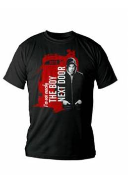 Camiseta Negra Chico The Boy Next Door - Dexter (Talla S)