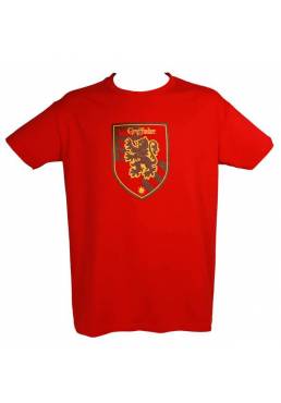 Camiseta Roja Chico Gryffindor - Harry Potter (Talla XL)