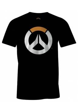 Camiseta Negra Chico Logo Overwatch - Overwatch (Talla M)