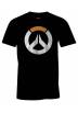 Camiseta Negra Chico Logo Overwatch - Overwatch (Talla M)