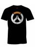 Camiseta Negra Chico Logo Overwatch - Overwatch (Talla XXL)