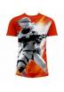 Camiseta Naranja Chico Flametrooper - Star Wars (Talla M)