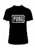 Camiseta Negra Chico Logo  - PUBG: Playerunknown's Battlegrounds (Talla XXL)