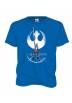 Camiseta Azul Chico Light Side - Star Wars (Talla S)