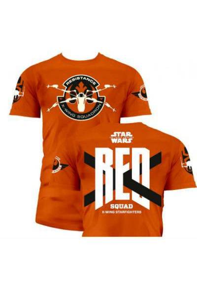 Camiseta Naranja Chico Red Squad - Star Wars (Talla XL)