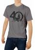 Camiseta Gris Chico Logo 40Th aniversario - Star Wars (Talla L)