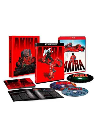 Akira - Edicion Coleccionista (4K Ultra HD + Blu-Ray + Blu-ray Bonus + Libro)