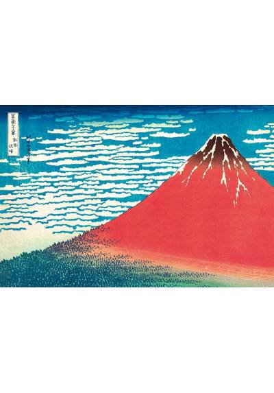 Poster Red Fuji - Katsushika Hokusai (POSTER 91,5x61)
