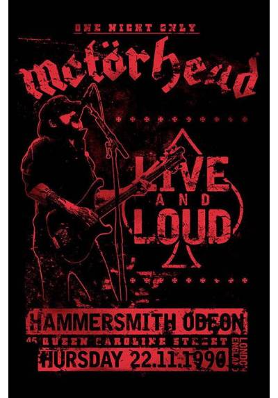 Poster Live and loud - Motorhead (POSTER 61 x 91,5)