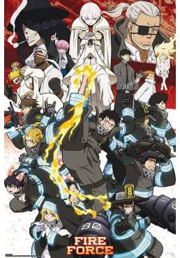 Poster Key art season 2 - Fire Force (POSTER 61 x 91,5)