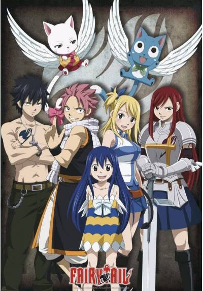 Poster Groupe - Roule Filme - Fairy Tail (POSTER 91,5 x 61)