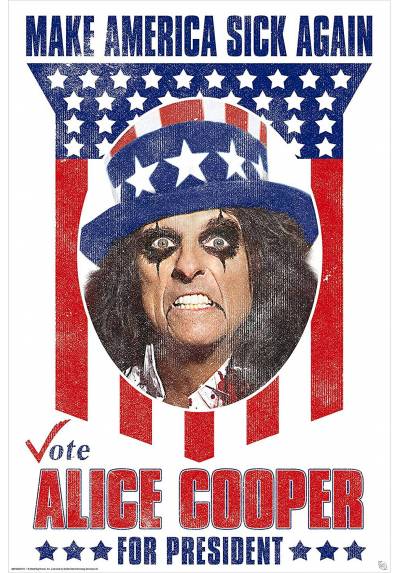 Poster Cooper for President - Alice Cooper (POSTER 61 x 91,5)