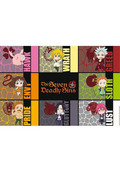 Poster Chibi Sins - The Seven Deadly Sins (POSTER 91.5x61)
