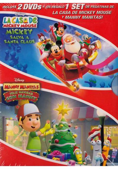 Pack Mickey salva a Santa Claus + Manny Manitas, Feliz Navidad