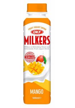 OKF Milkers Bebida de Yogur de Frutas - Sabor Mango