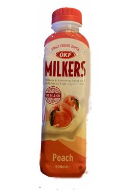 OKF Milkers Bebida de Yogur de Frutas - Sabor Melocoton