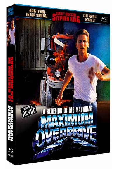 La Rebelion de las Maquinas (Blu-ray) (Maximum Overdrive) (Ed. Limitada y Numerada con Funda y 8 Postales)