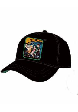 Gorra Negra Kimetsu no Yaiba Adulto - Demon Slayer