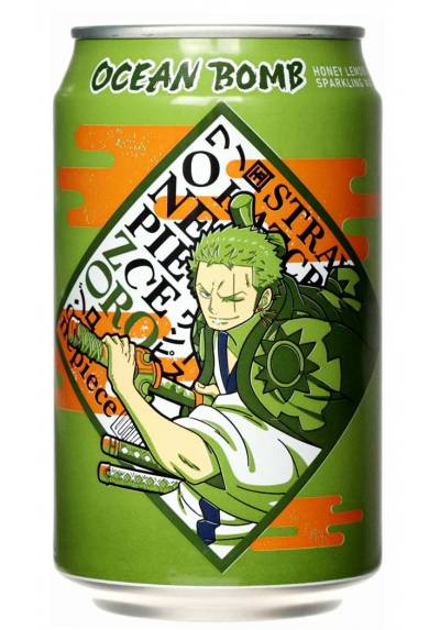 Bebida Ocean Bomb One Piece Sabor Miel y Limon - Zoro