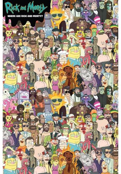 Poster Donde esta Rick - Rick & Morty (POSTER 61 x 91,5)
