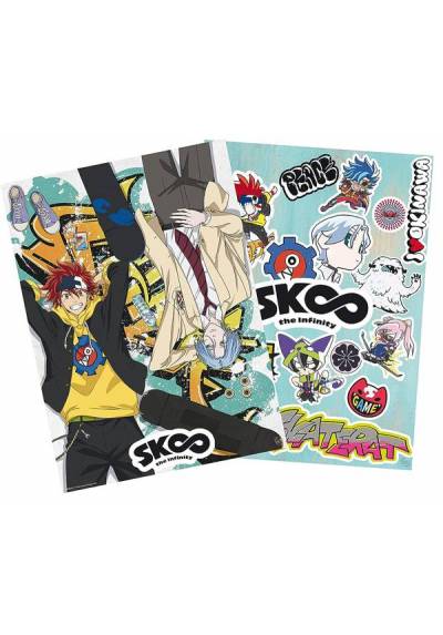 Set 2 Chibi Serie 1 - SK8 The Infinity (POSTER 52x38)