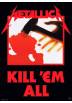 Set 2 Chibi Posters Kill'Em All/Fire Guy  - Metalica (POSTER 52x38)