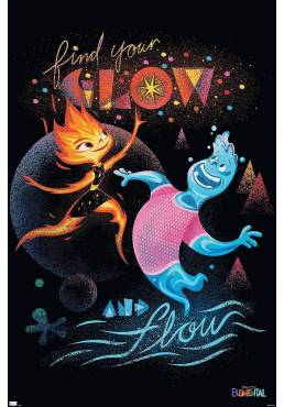 Poster Find Your Glow And Flow - Elemental (POSTER 61 x 91,5)