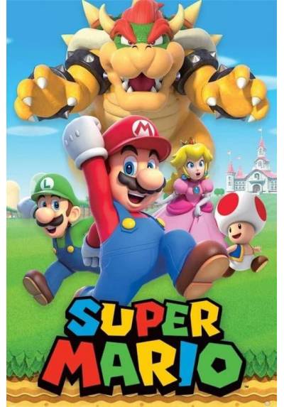 Poster Personajes Super Mario (POSTER 61 x 91,5)