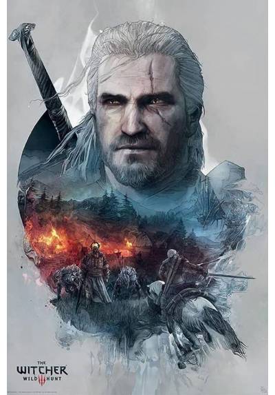 Poster Geralt - The Witcher (POSTER 61 x 91,5)