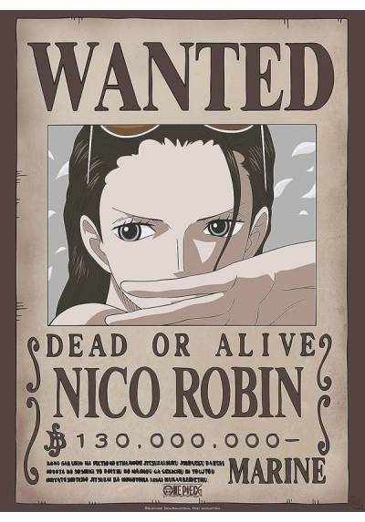 Poster Wanted Nico Robin - One Piece (POSTER 52x38)