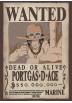 Poster Wanted Ace - One Piece (POSTER 52x38)