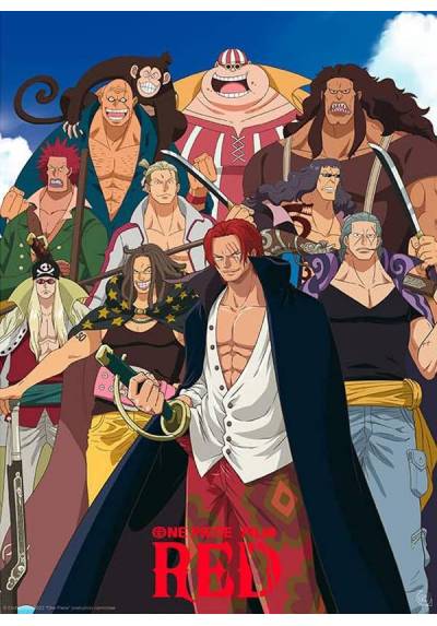 Poster Red Hair Pirates - One Piece (POSTER 52x38)