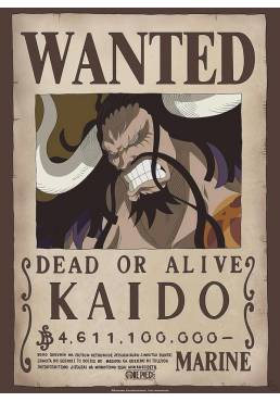 Poster Wanted Kaido - One Piece (POSTER 52x38)